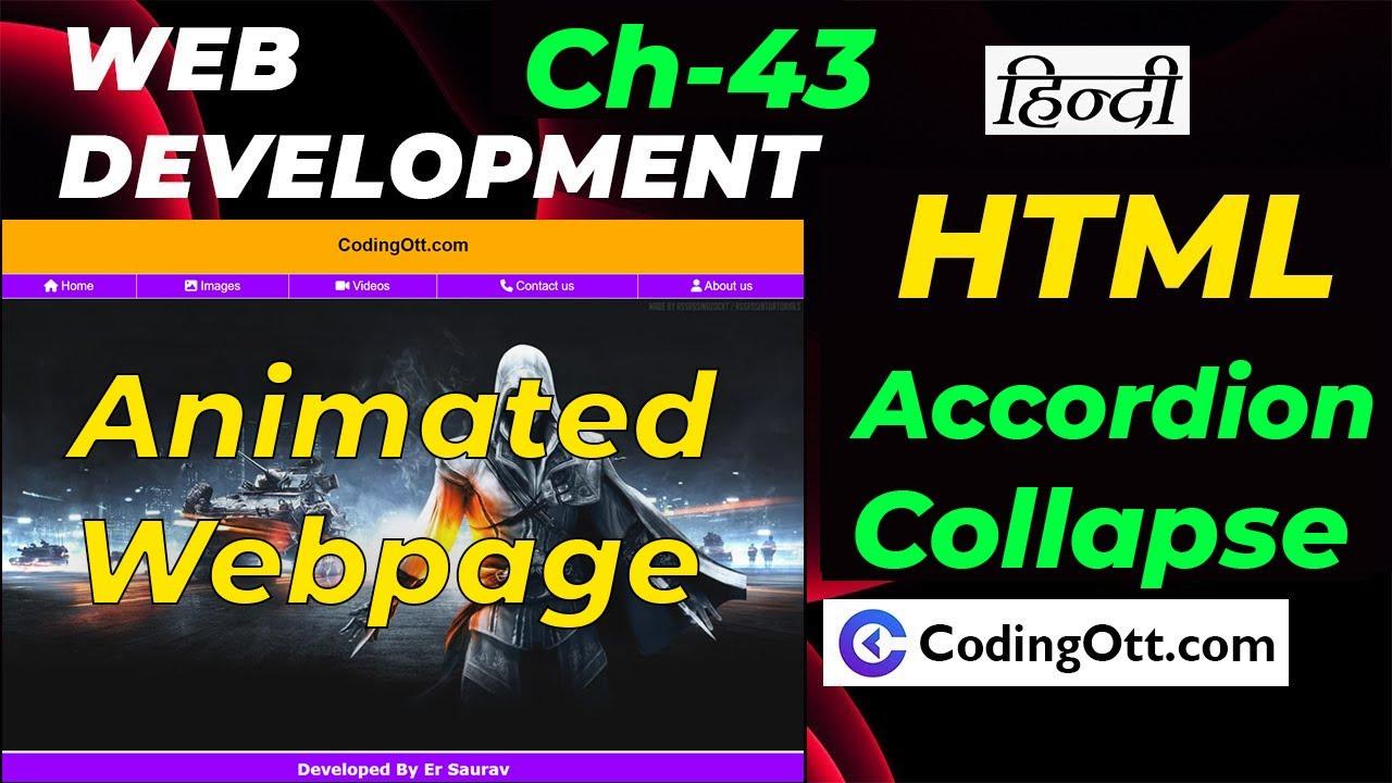 Ch-43 Details & Summary Tag in HTML