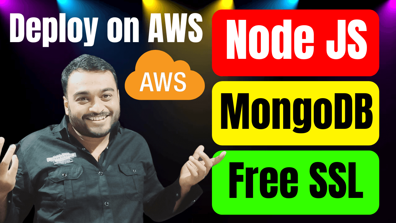 deploy host node JS Express MongoDB locally website on AWS EC2 with free SSl Certificate