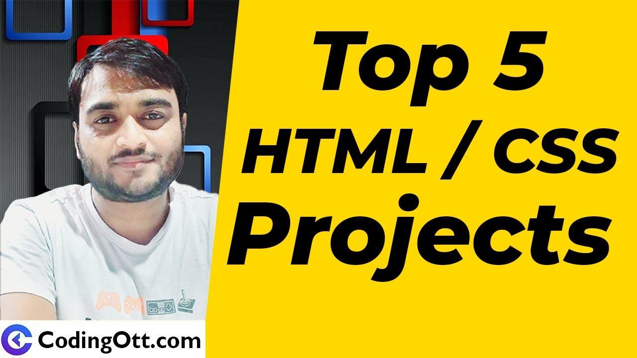 Must Do - Top 5 HTM & CSS Project