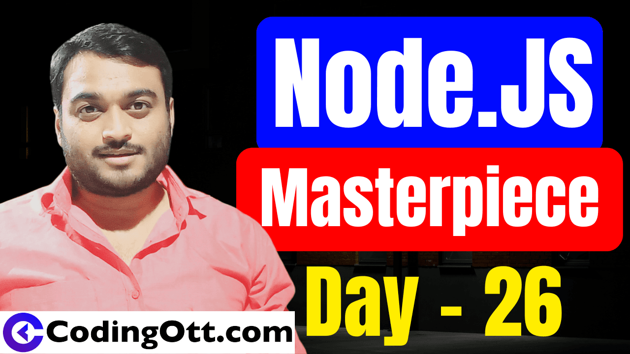 Day-26 Authentication signup login rest api in nodejs express